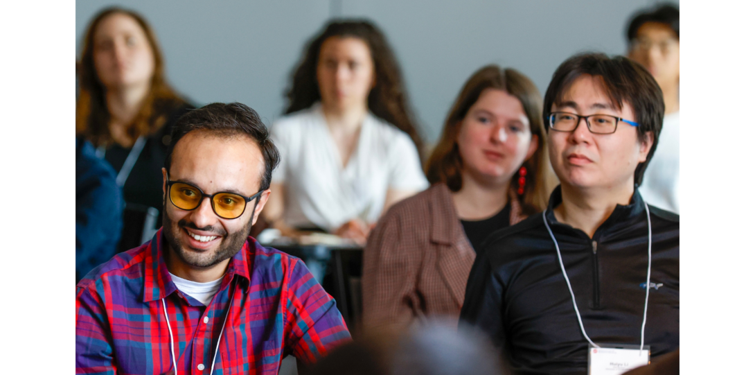 The audience listens to presentations during the Bioinformatics 20th anniversary symposium